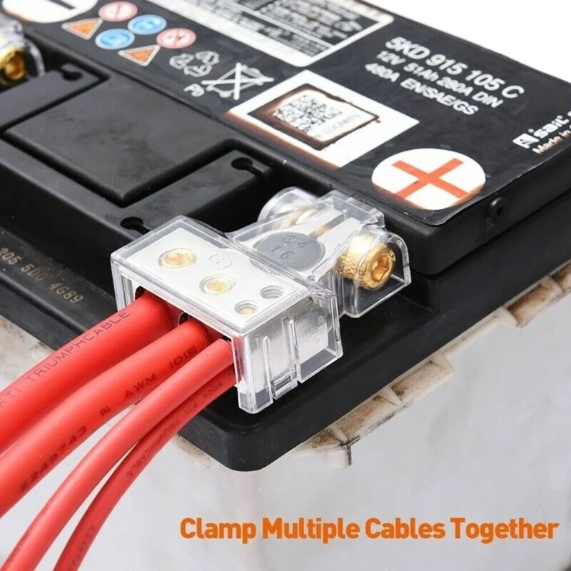 

0/4/8 Awg автомобильные положительные отрицательные клеммные зажимы