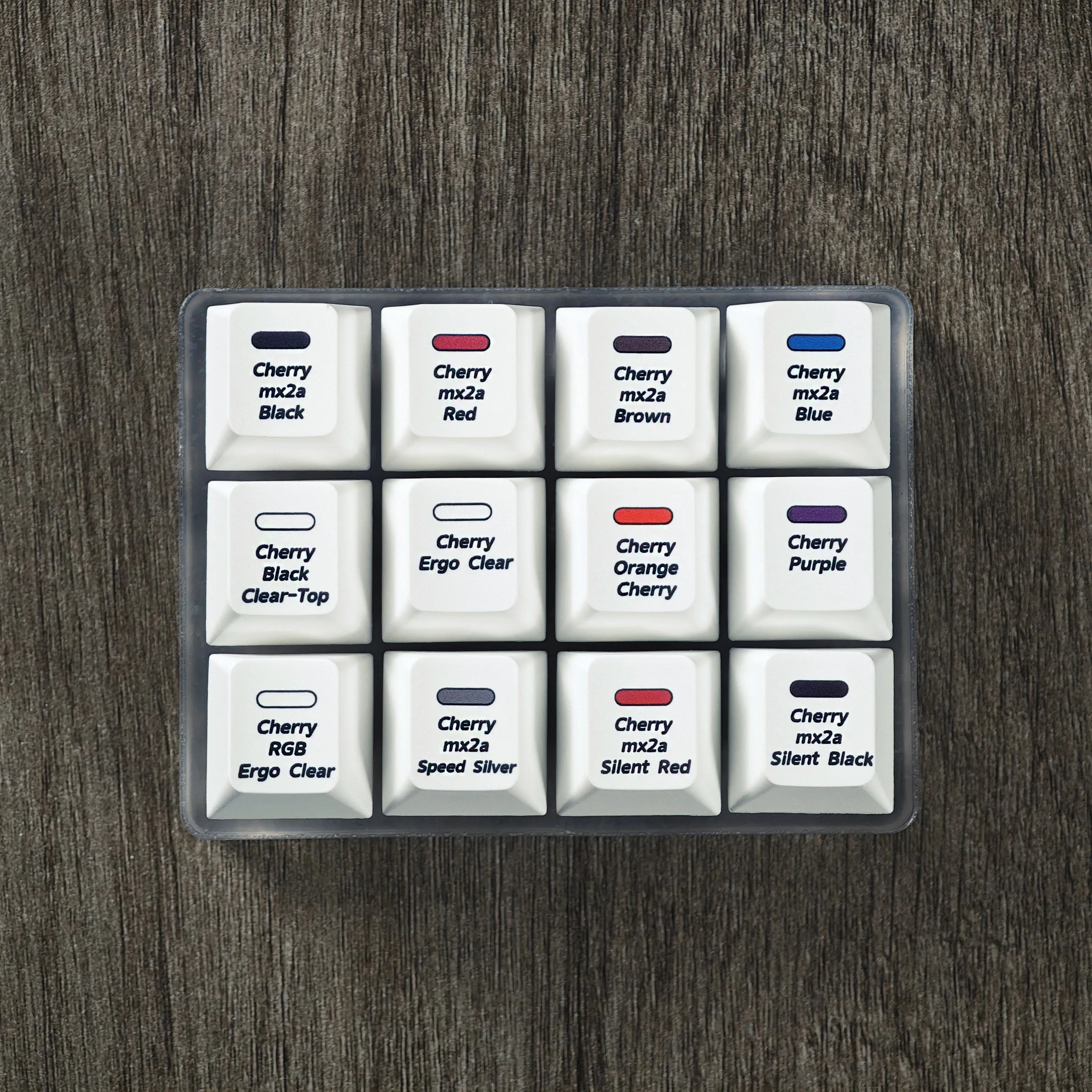 YMDK Cherry MX2A тестер переключателей механических клавиатур 12-кнопочный тестовый