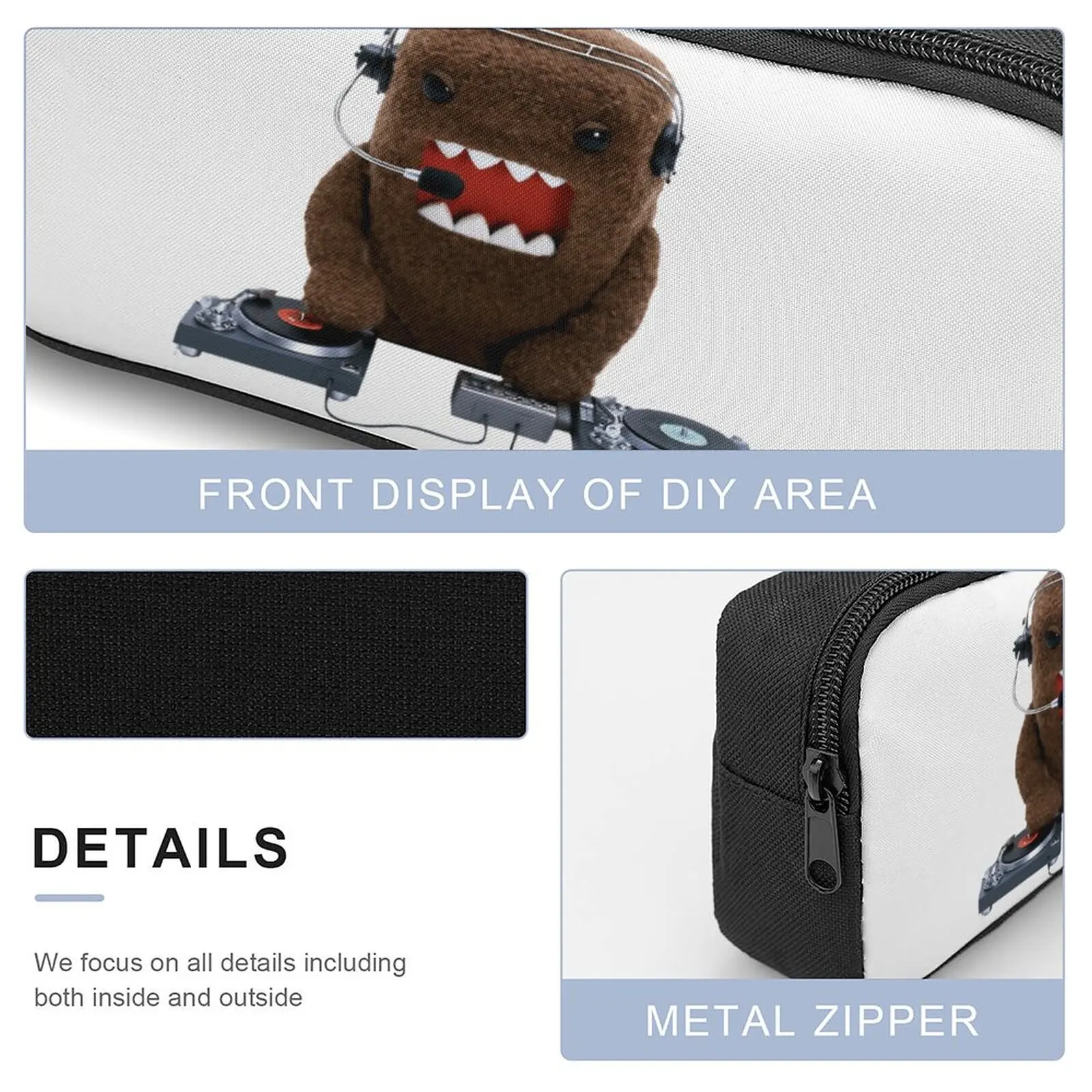 DJ Домо-кун для продажи 3 в 1 Набор 17 дюймов Рюкзак Сумка ланча сумка ручек летние