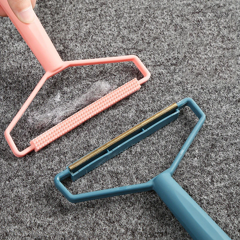 

Portable Lint Remover Fuzz Fabric Shaver Double Sided Clothes Hair Scraper Cleaner for Coat Carpet Fluff Hair Remove Brush Tools