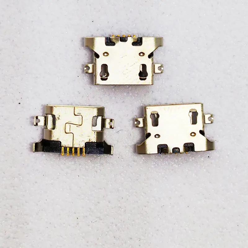 100 шт. USB-разъем для зарядки разъем док-станции запасные части Motorola Moto E4T/G4 Play XT1604
