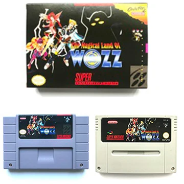 The Magical Land of WOZZ game cartridge For snes ntsc pal video game