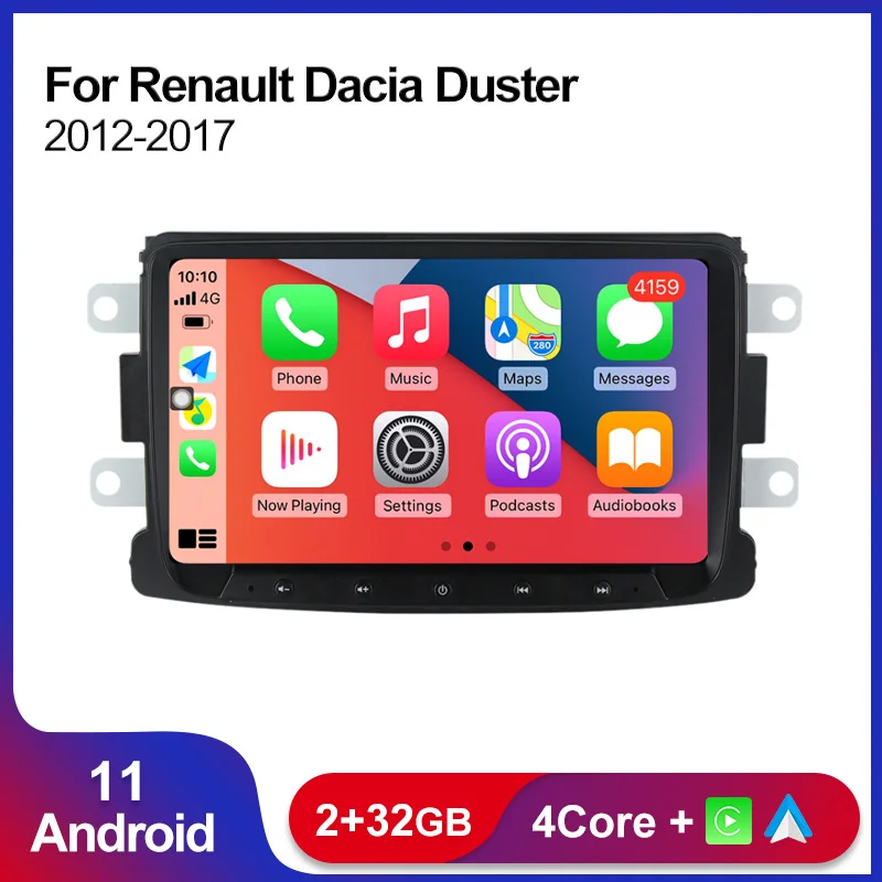 

8'' Android 11 2Din Car Radio Stereo Accessories For Dacia/Sandero/Duster/Captur/Lada/Xray/Logan/Symbol/Docks/Lodgy WIFI BT RDS