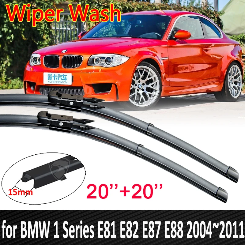 

Car Wiper Blades for BMW 1 Series E81 E82 E87 E88 2004~2011 Windshield Wipers 118d 118i 120i 120d 123d 125i 128i 135i 116i 116d