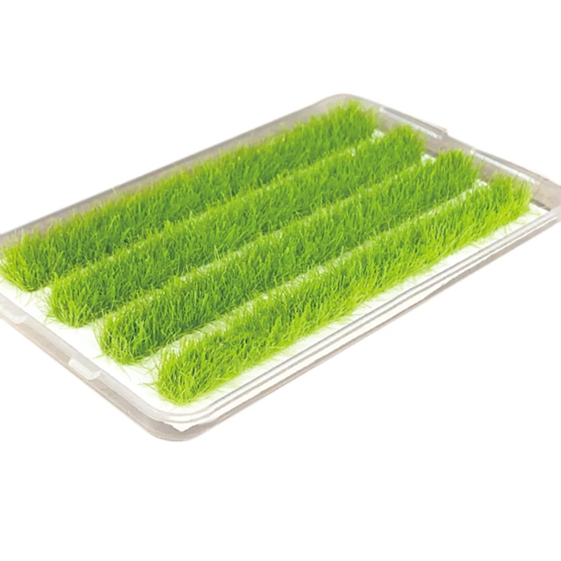 Длинная травяная куст 9 мм высокая миниатюрная модель живой изгороди песочный