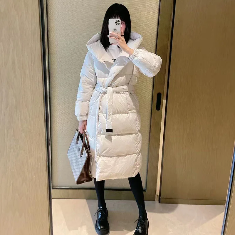 

Coat Woman Winter 2022 New in Long High-quality Down Jacket Korean Fashion Loose Windbreaker Keep Warm Parkas y2k Free Delivery