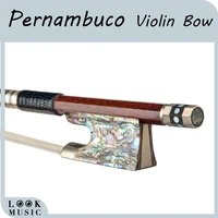 creative 44 violin bow pernambuco bow round stick wabalone frog mongolia horsehair