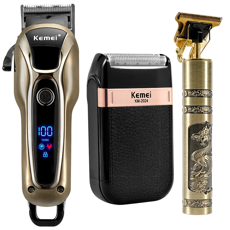 Professional Barber Hair Clipper Rechargeable Electric Finis
