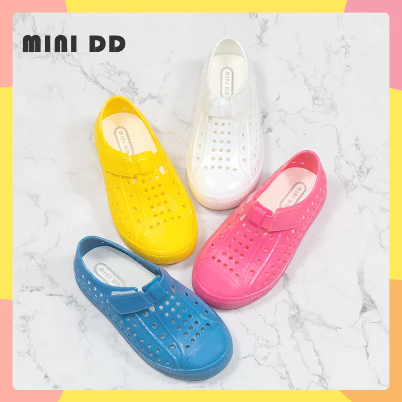 

2022 Summer Mini DD Children's Jelly Sandals Girl Boy's Fashion Hole Shoes Kids Classical Beach Shoes For Baby Garden Boots