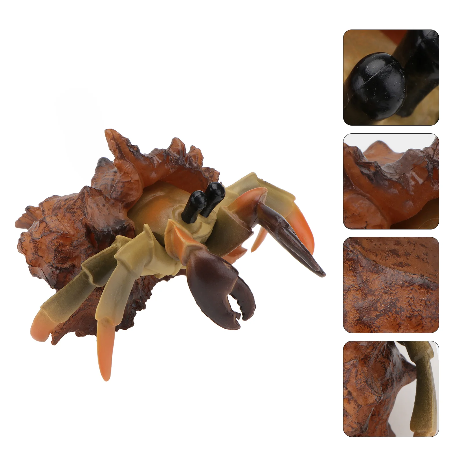 

Hermit Crab Model Toys Kids Marine Life Static Solid Animal Simulation Adorable Pvc Baby