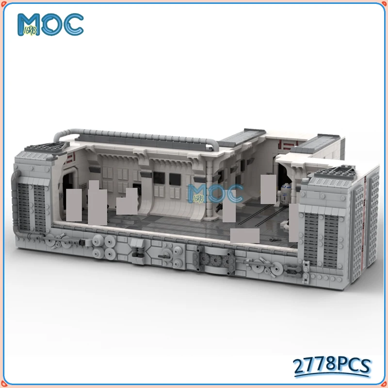 Строительные блоки MOC Tantive IV модель коридора DIY кирпичи окончательная конструкция