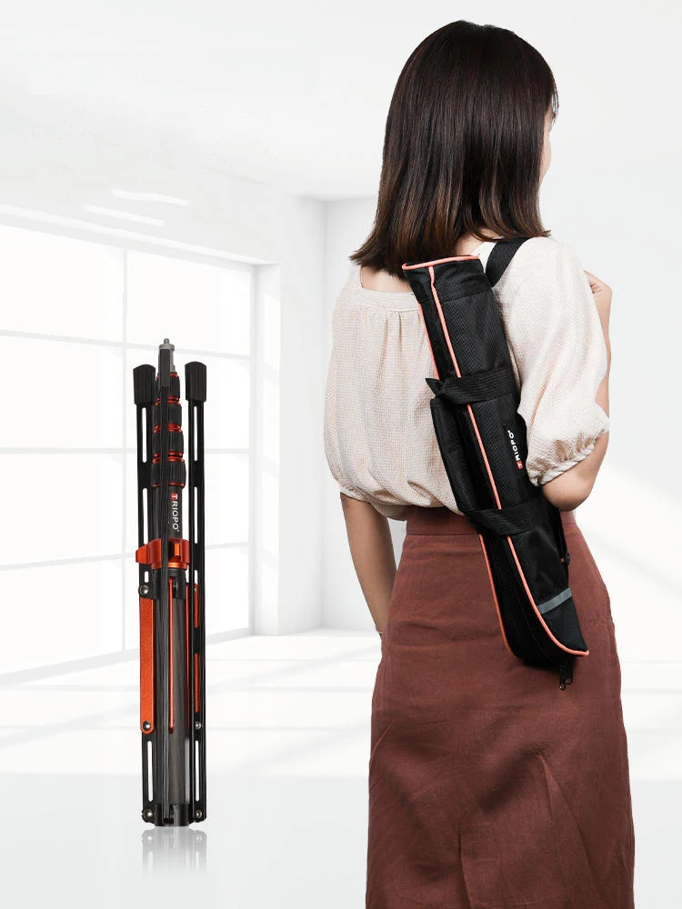 Карбоновый штатив для фотоаппарата с винтовой головкой 1/4 LED фотостудии