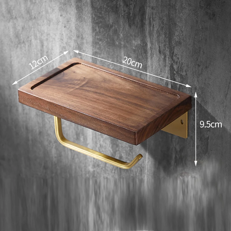 

Держатель для бумажных полотенец из черного ореха