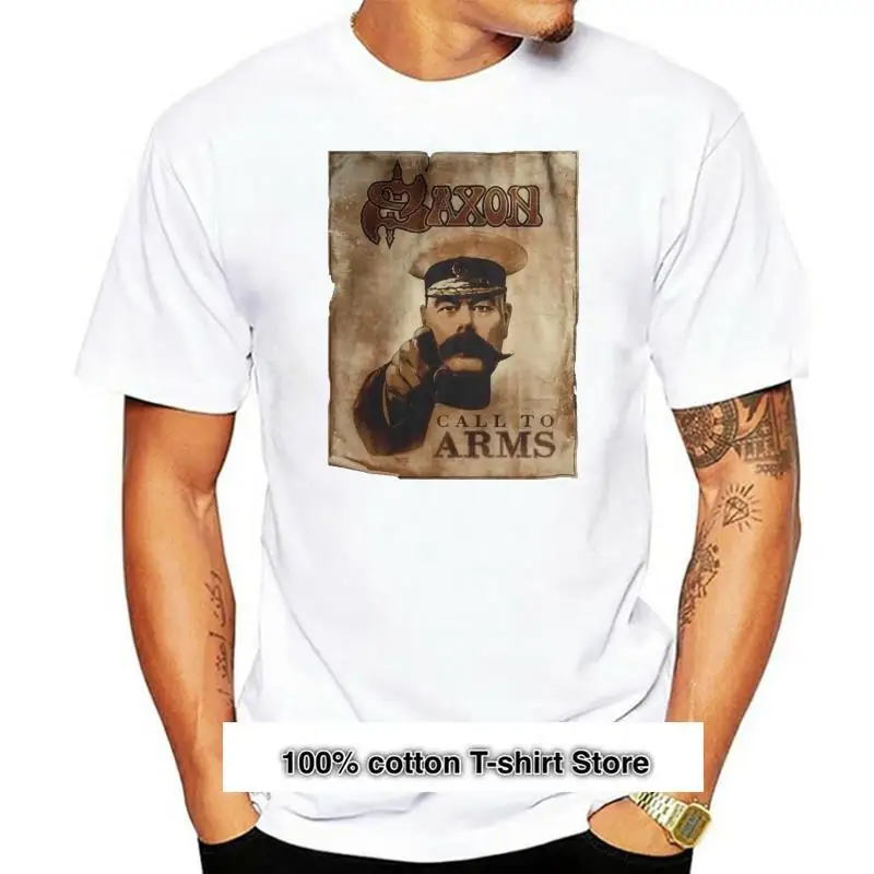 

SAXON - Call To Arms-женская футболка, новая официальная камера высокого качества