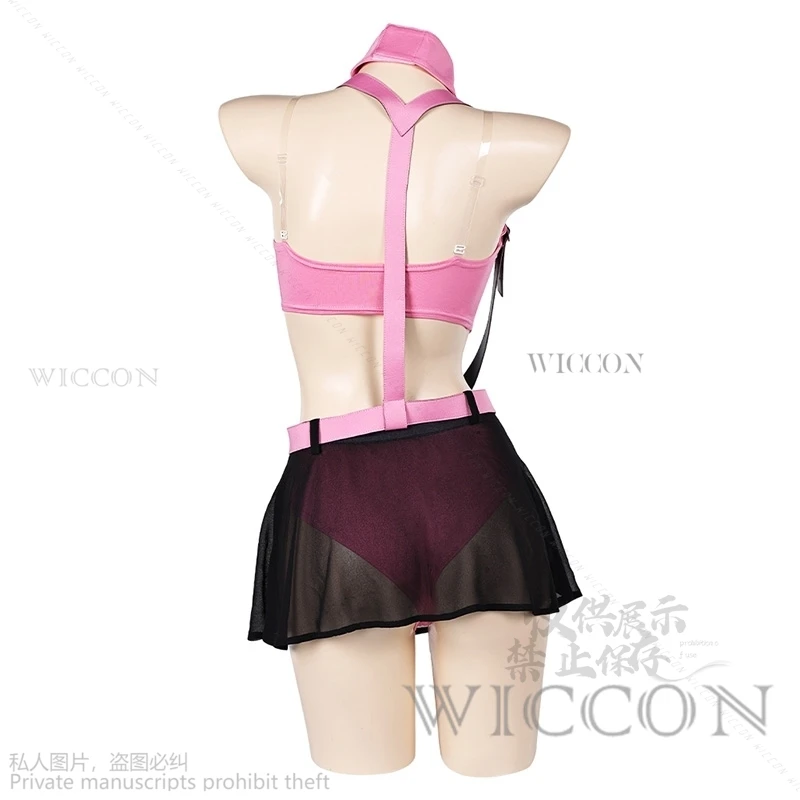 Игра Аэрит Парики Cos Bunny Girl Косплей Купальник Бикини Final Фэнтези VII Ever Crisis FF7 Костюм