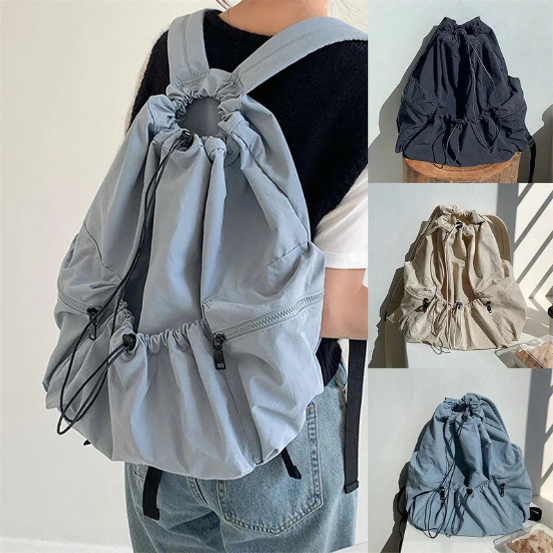 

Модные рюкзаки на завязках для женщин, повседневный женский рюкзак, Женская вместительная сумка для путешествий, 2023