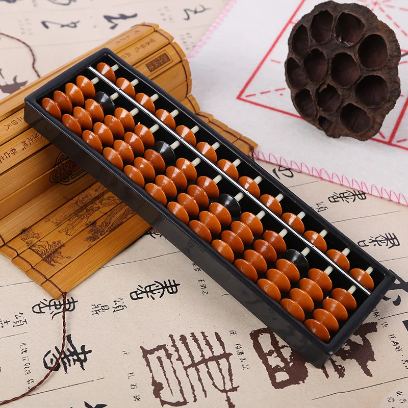 

Montessori Arithmetic Soroban Colorful Beads Mathematics Calculate Chinese Abacus Education Toys for Children Learning Maths Toy