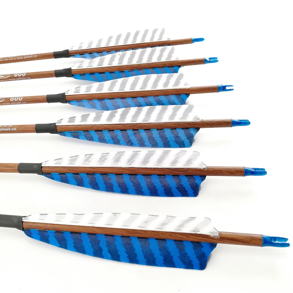 12pcs 30/32inch Spine 400 Pure Carbon Arrow ID 6.2mm Archery For Compound /Recurve Bow Outdoor Sport Hunting