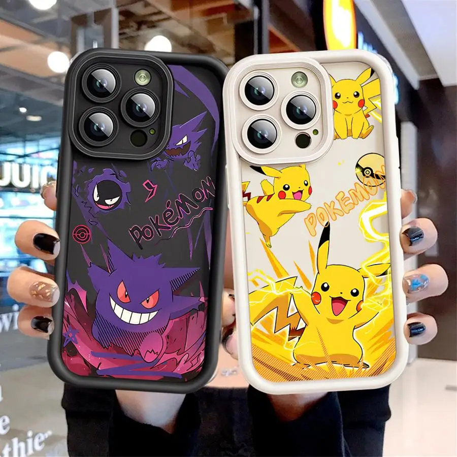 Чехол P-okemon G-engar для Apple iPhone 16 11 13 12 14 Pro Max 15 Plus силиконовый мягкий чехол