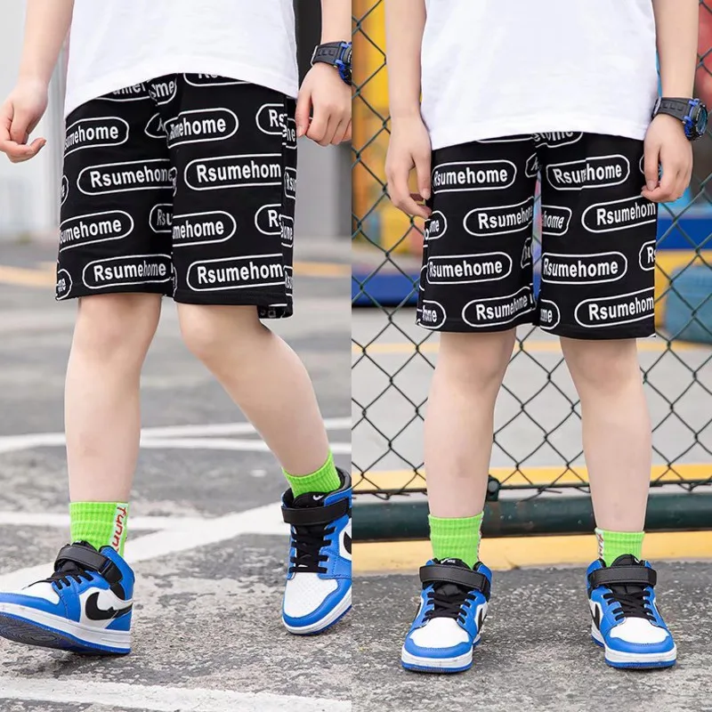

Boys' Summer Thin Outer Wear 2022 Children's Middle Pants, Big Children's Boys' Five-point Pants, Sports Shorts