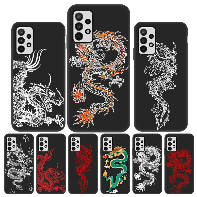 

Dragon Case For Samsung A12 A52S 5G Cases Galaxy A 12 A51 A52 A32 A71 A72 A70 A50 A31 A13 A11 A21S A20e A20S A41 A40 Soft Covers