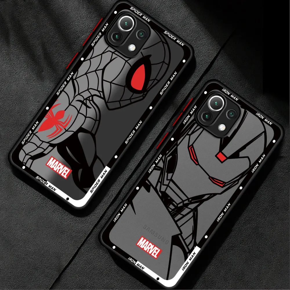 Чехол с изображением паука Железного человека Веном Дэдпула для Xiaomi Mi 12T Pro 11 Lite 5G