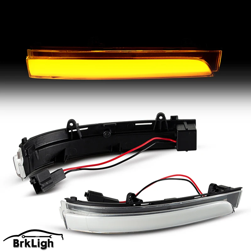

2x LED Dynamic Turn Signal Light For VW Jetta 6 GLI Hybrid Vento Passat B7 Scirocco EOS Fusca Beetle Mirror Indicator Sequential