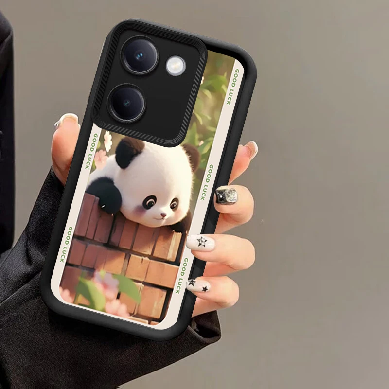 Милый мягкий чехол с рисунком панды для VIVO Y35m Y78 Plus Y78m Y77 Y77e Y73t Y11 Y35 Y76s t1