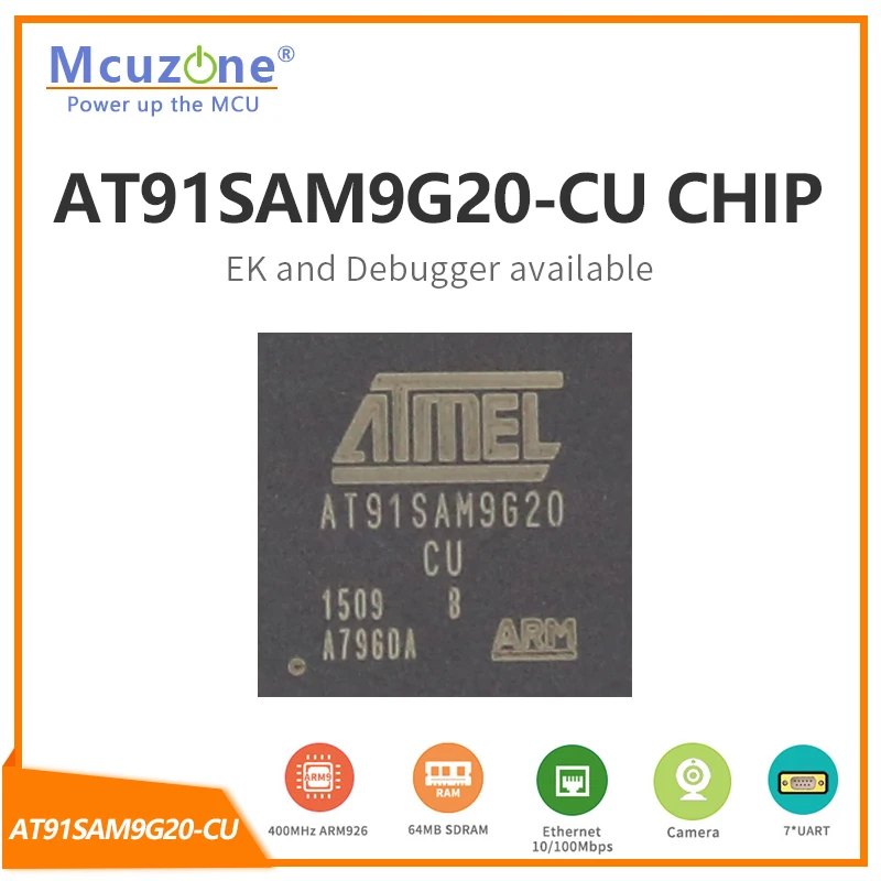 AT91SAM9G20-CU (микрочип ATMEL ARM9 ) CHIP USB UART SD JTAG SAM9G20 9G20