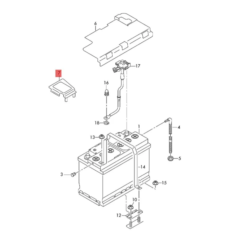 10 шт. задние крышки 5Q0971813A для A1 A3 S3 RS3 Q3 Q2 VW Jetta Golf запасные части 5Q0-971-813-A