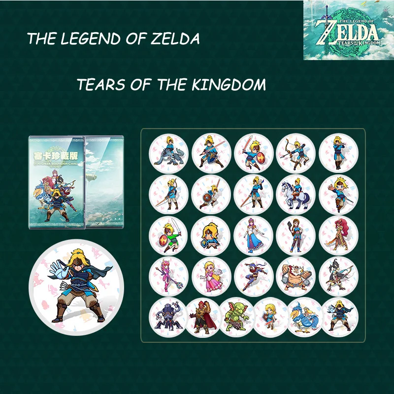 

Game Zelda 2 Tears Of The Kingdom Amiibo Card Breath Of The Wilderness Link Zelda Nfc Collection Function Card Gift For Children