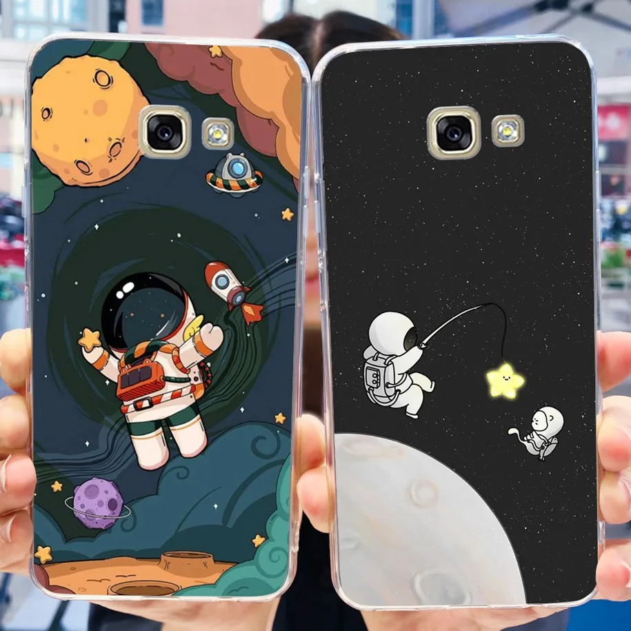 Чехол для Samsung Galaxy A5 2017 A520F / 2016 A510F чехол телефона Модный узор силиконовый мягкий