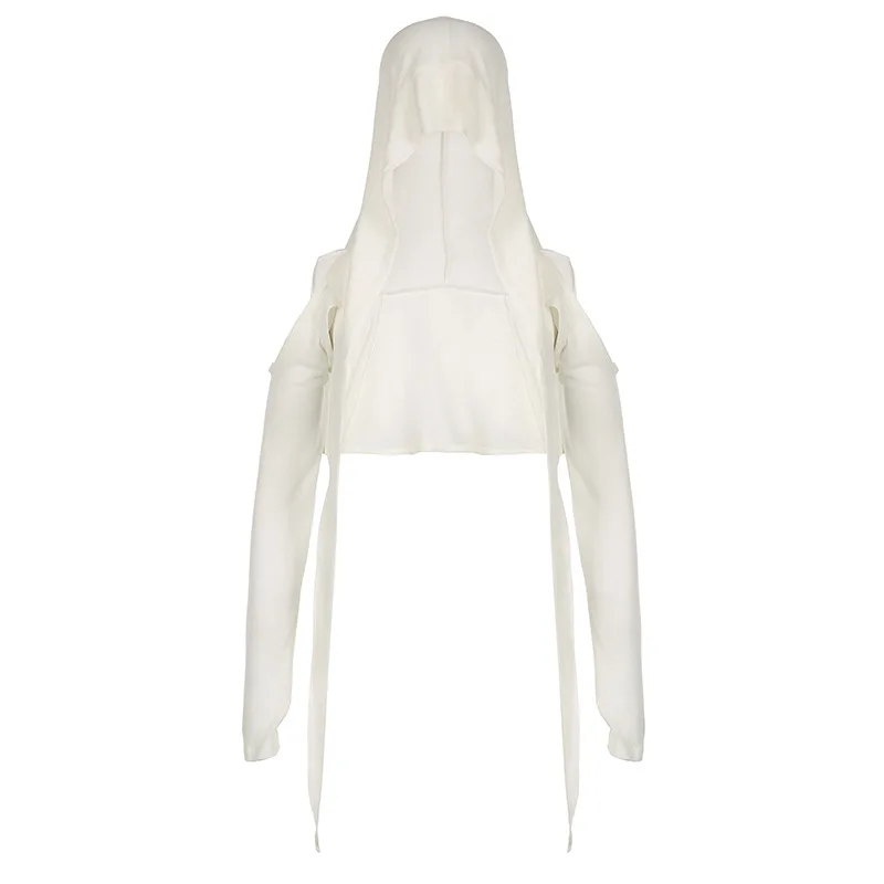 Женская черная футболка с длинным рукавом