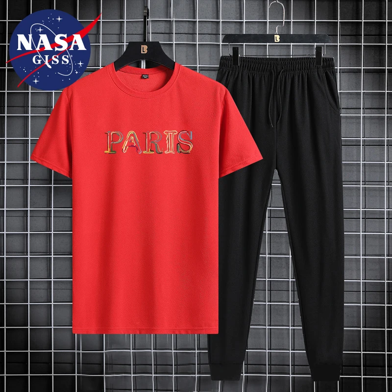 Мужской комплект из футболки с коротким рукавом и