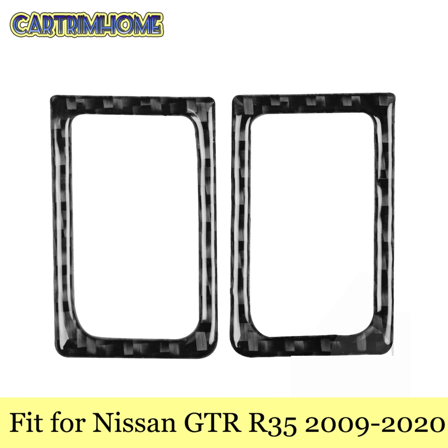 

Автомобильные товары, подходят для Nissan GTR R35 2009-2020, аксессуары для дверного подлокотника, защитная крышка, отделка, 2 шт., внутренние детали