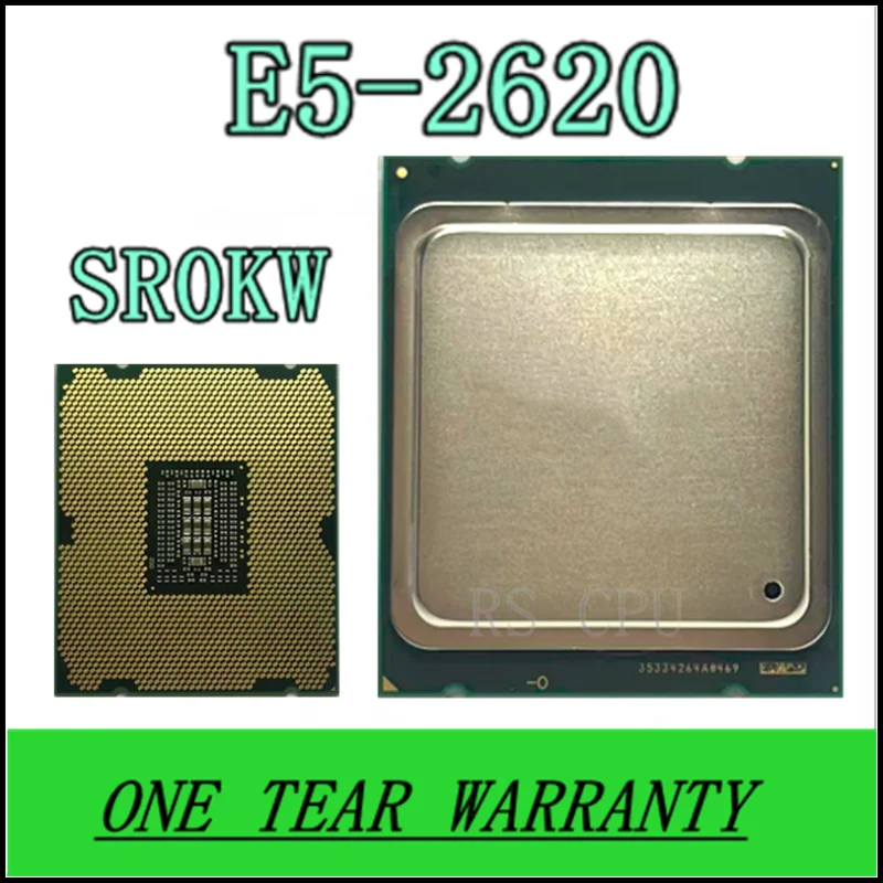 

E5-2620 SR0KW 2,0 GHz 6-ядерный Dua proses- Thread процессор 15 M 95 W LGA 2011 E5 2620