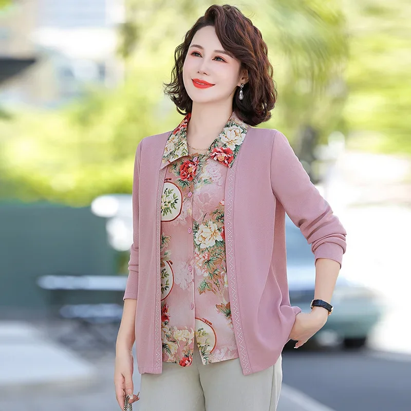 Стильный двухсекционный вязаный топ с длинными рукавами осенняя коллекция