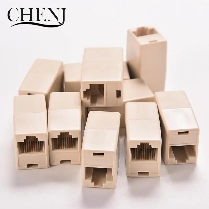 

1/5/10pcs Universal RJ45 Cat5 8P8C Socket Connector Coupler For Extension Broadband Ethernet Network Cable Joiner Extender Plug
