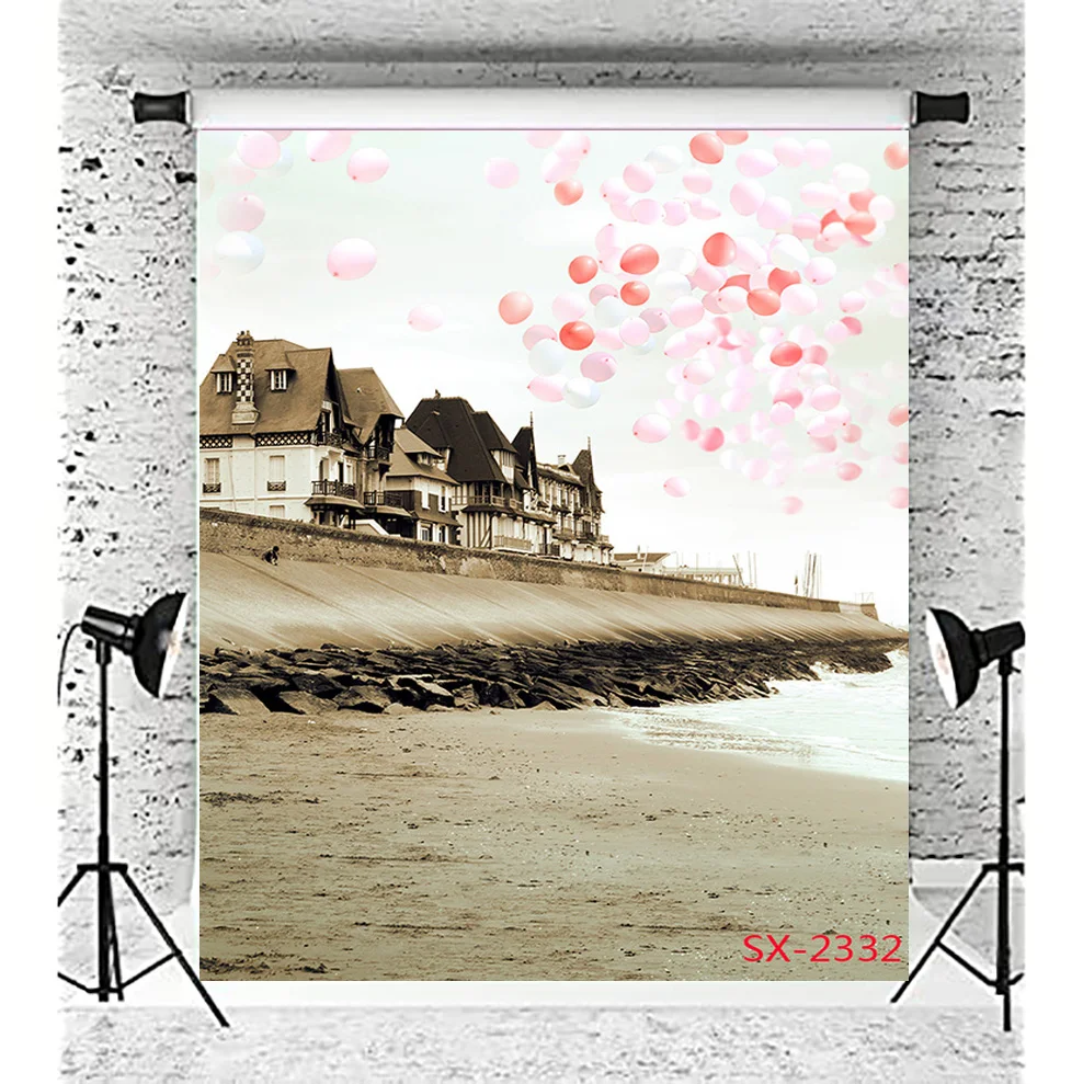 

Valentine's Wedding Dress Landscape Backdrop Beautiful Flower Wall Background Photography Prop XH-04