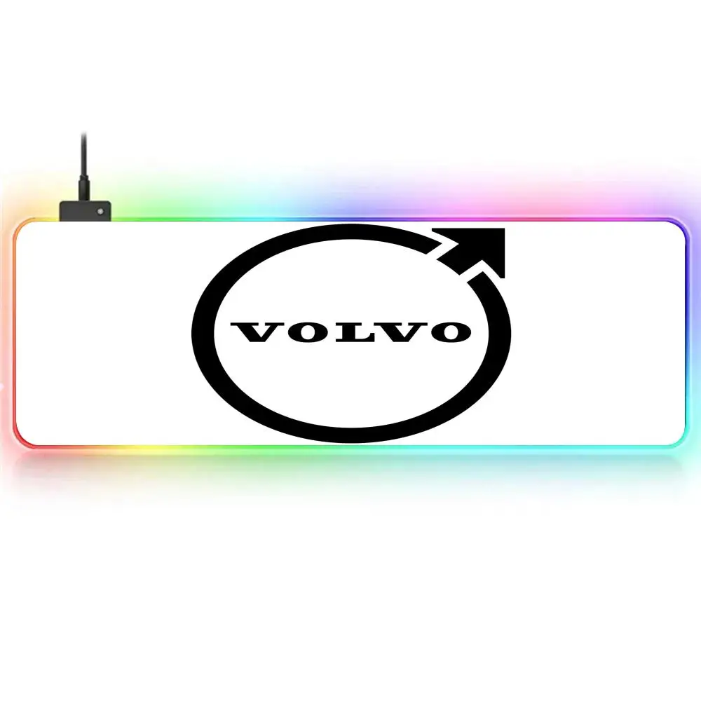 Большой игровой коврик для мыши RGB V-Volvo подкладка Нескользящий Резиновый базовый