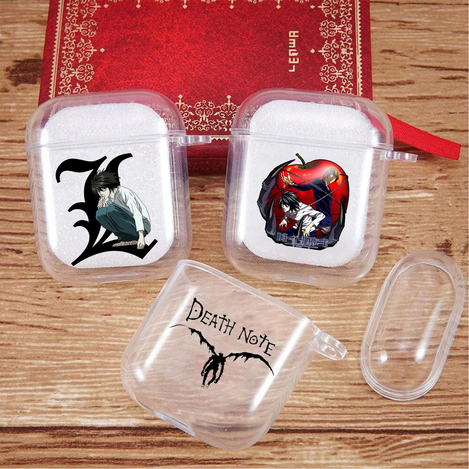 

Death Note Japanese Anime For Soft silicone TPU Case For AirPods Pro2 1 2 3 Claer Wireless Bluetooth Earphone Box Cover