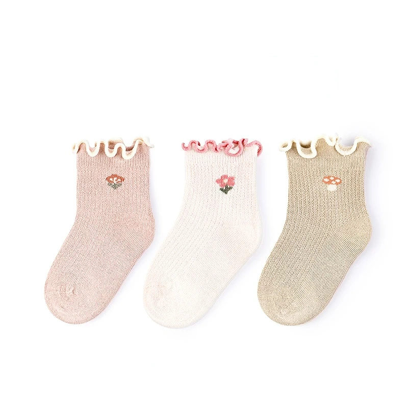 

Детские носки летние тонкие стильные сетчатые носки для новорожденных с деревянными ушками кружевные женские детские носки