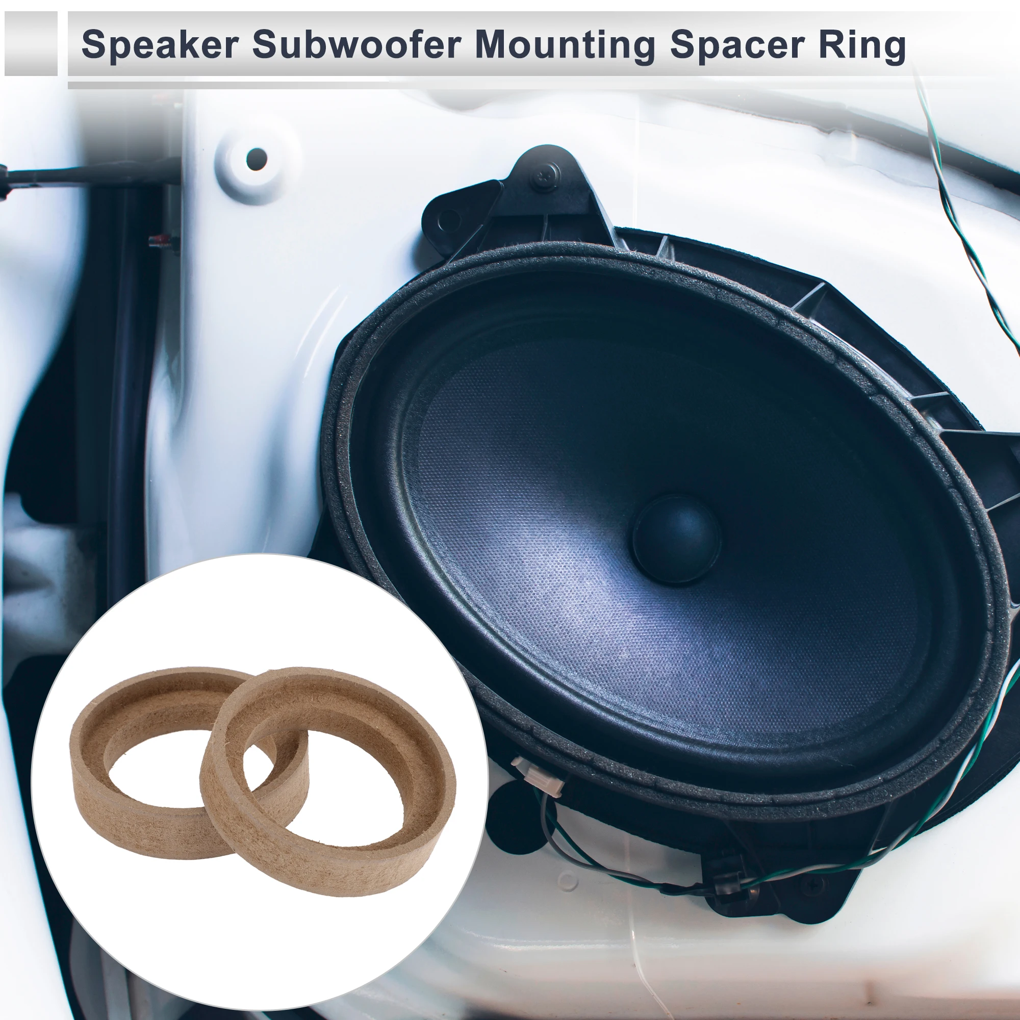 X Autohaux 2 шт. прокладочное кольцо для динамика твитер адаптер водонепроницаемый 1 97