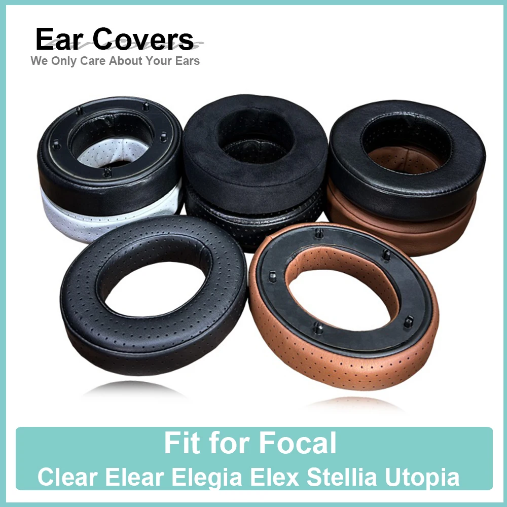 Earpads For Focal Clear Elear Elegia Elex Stellia Utopia Headphone Sheepskin Ear Pads Comfortable Replacement
