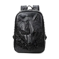 travel backpack backpacks for women laptop backpack book bag mens bookbag new 3d wolf head waterproof fashion backpack animal