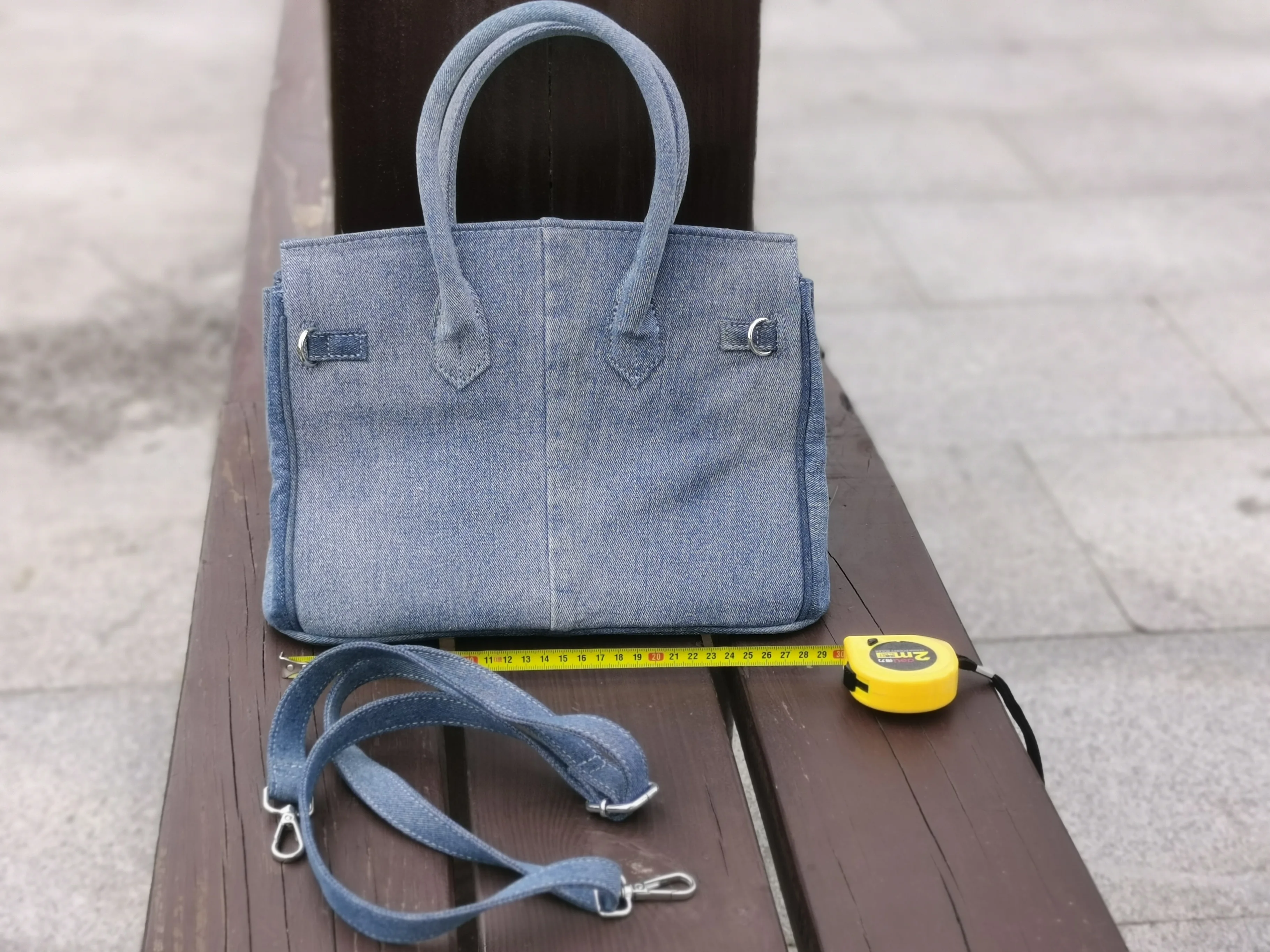 Женская сумка из джинсовой ткани в стиле пэчворк Роскошный кошелек для девушек