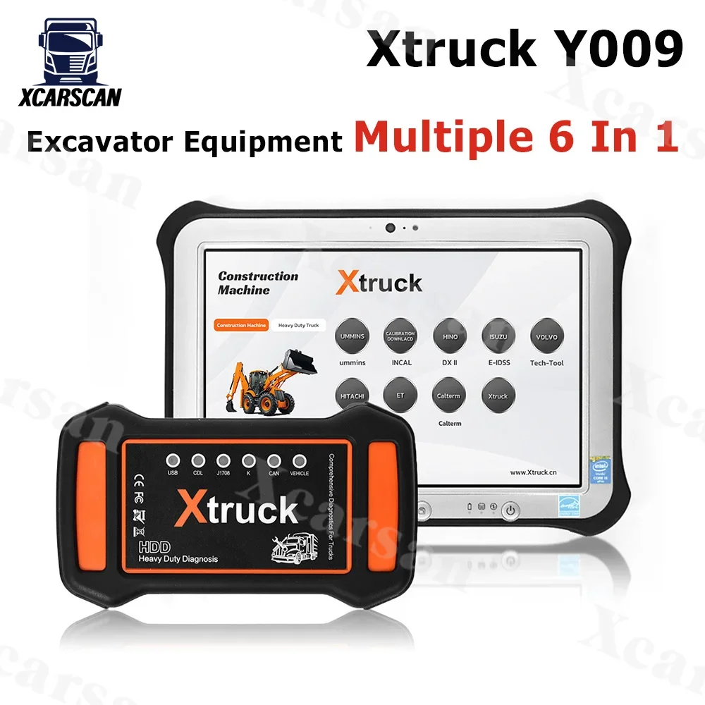 Xtruck Y009 + FZG1 планшет Многофункциональный 6 в 1 Коммерческий строительный