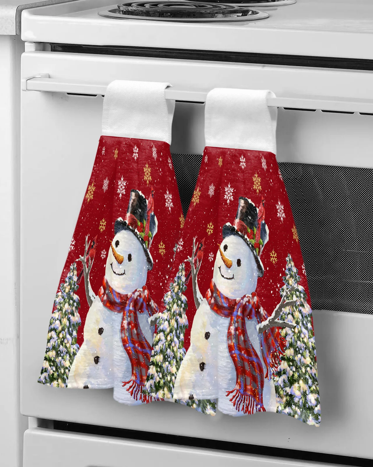 Absorbent Hanging Towels Home Kitchen Wipe Dishcloths Bathroom Bath Wipe