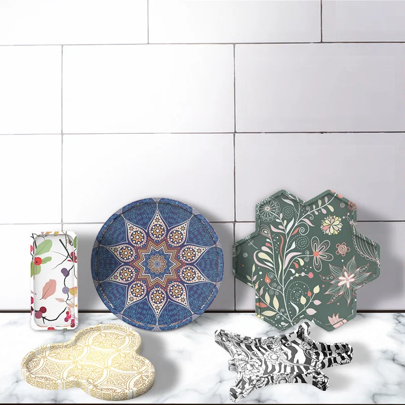 Многообразная силиконовая форма производство эпоксидной смолы Женский поднос