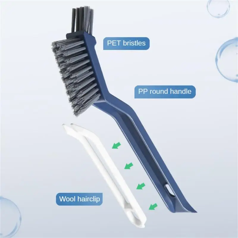 

V-shaped Bristles Gapcleaning Brush Handless Integrated Design Glass Cleaning Brush Plastic Milk Machine Brush Cleaning Tools